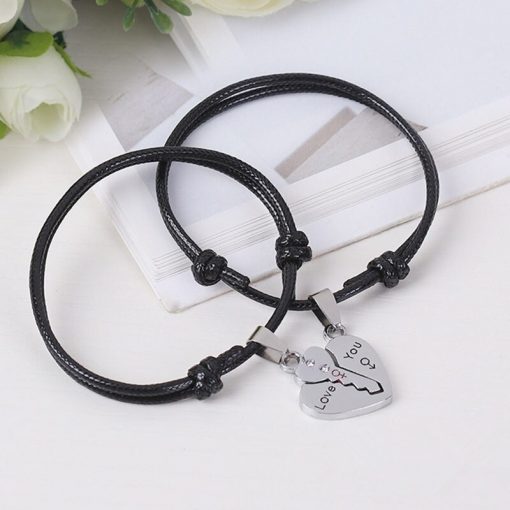 Lock and key bracelet for couples-5
